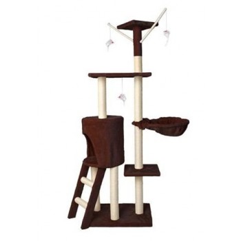 Kačių draskyklė, namelis 138cm (2 spalvos)